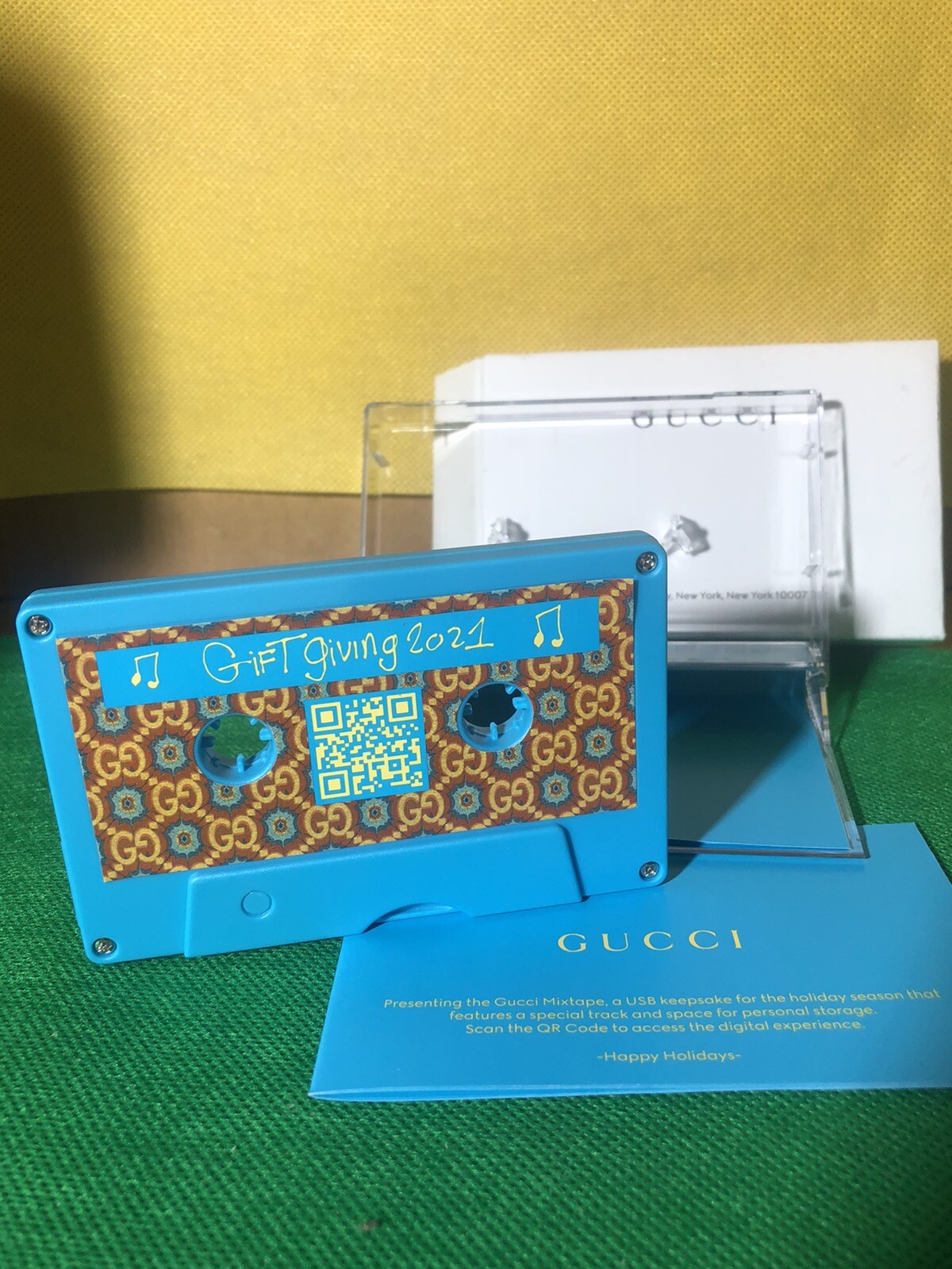 Gucci Music USB Cassette Tape Motif Novelty 100th Anniversary 2021