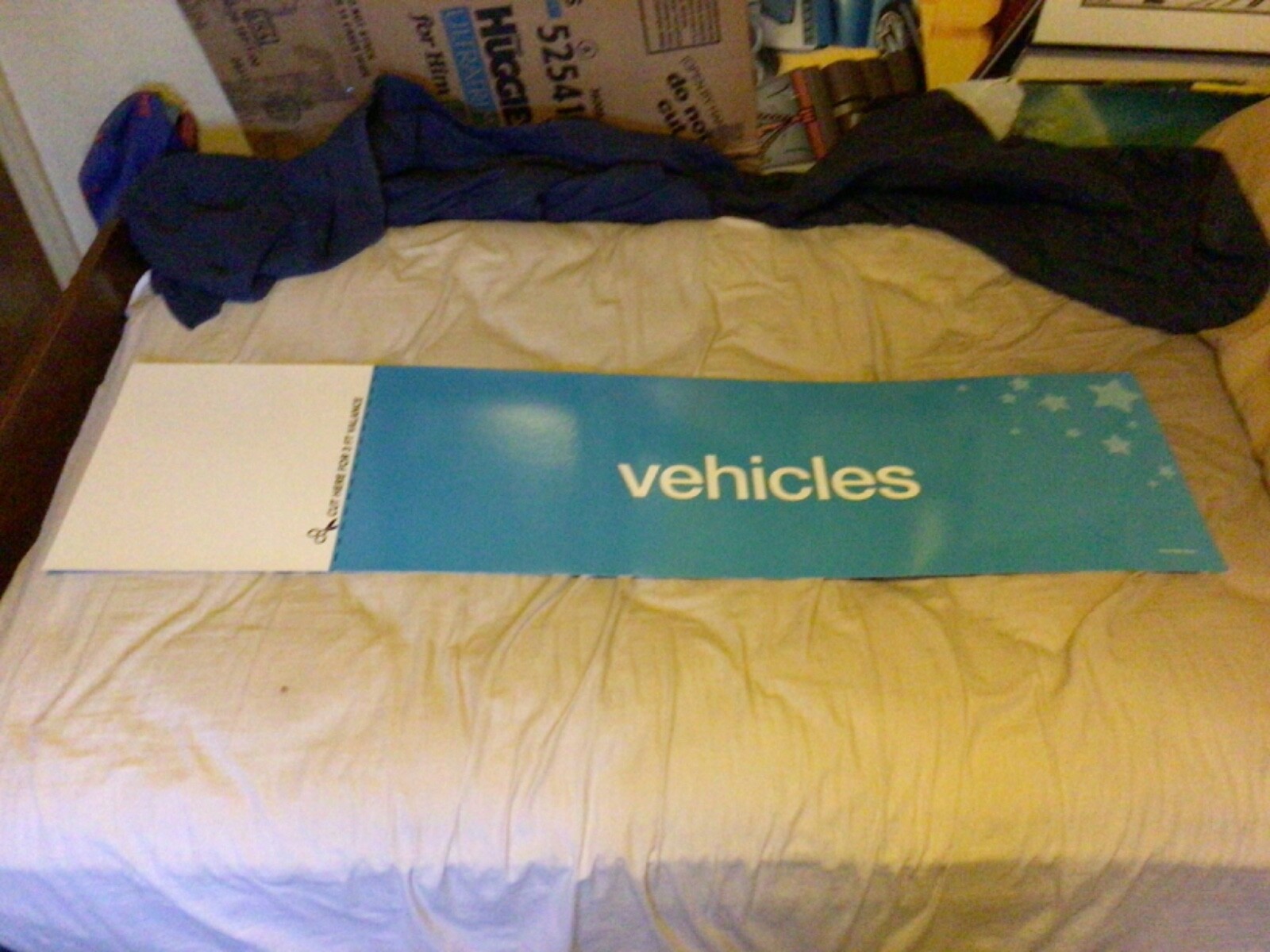 VEHICLES Toys R Us Exclusive Display/Sign (Approx 4′ x 1′) Die-Cast/Hot Wheels