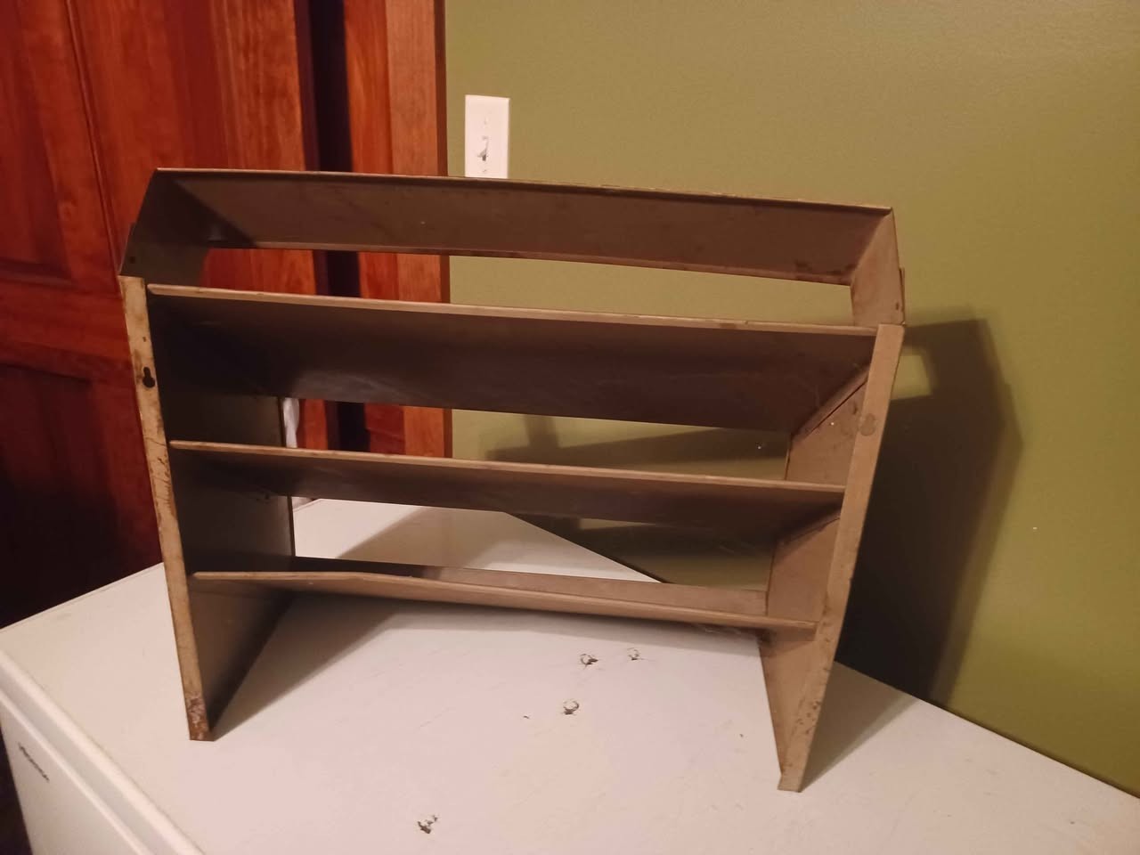 VINTAGE CHESTERFIELD/LM METAL GENERAL STORE CIGARETTE DISPLAY RACK