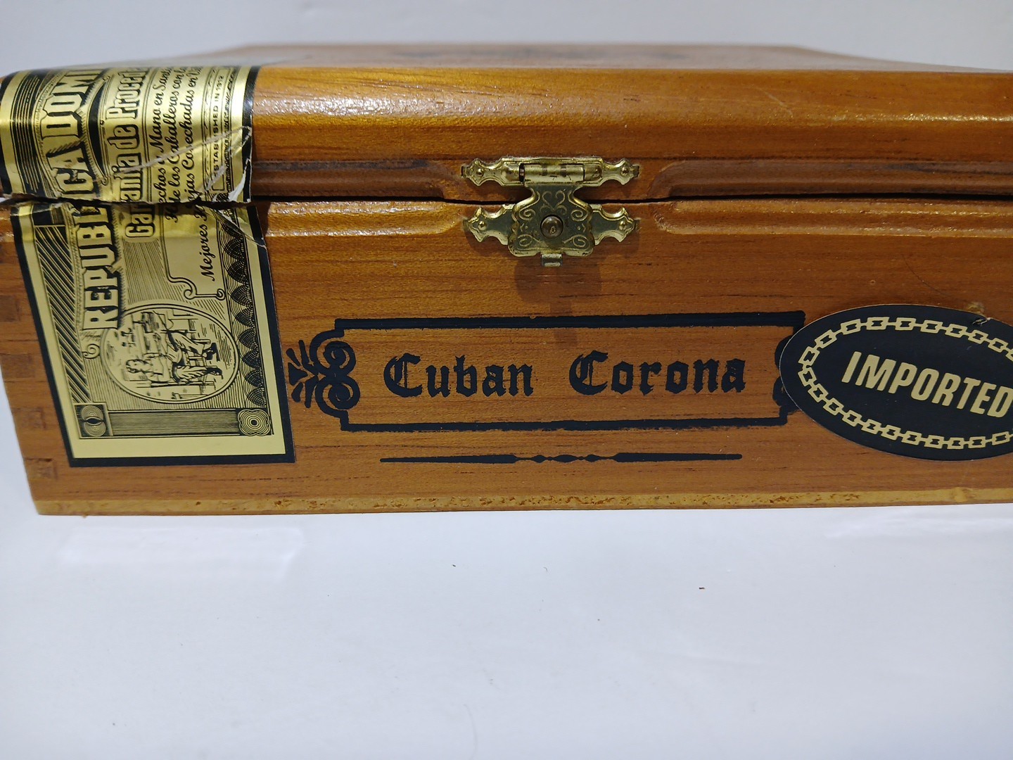 Arturo Fuente Wooden Empty Cigar Box Cuban Corona Empty