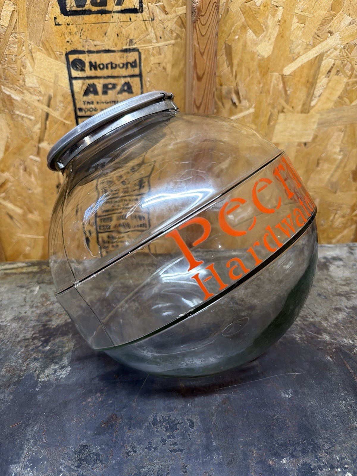 Antique Peerless Hardwater Soap General / Country Store Counter Top Display Jar