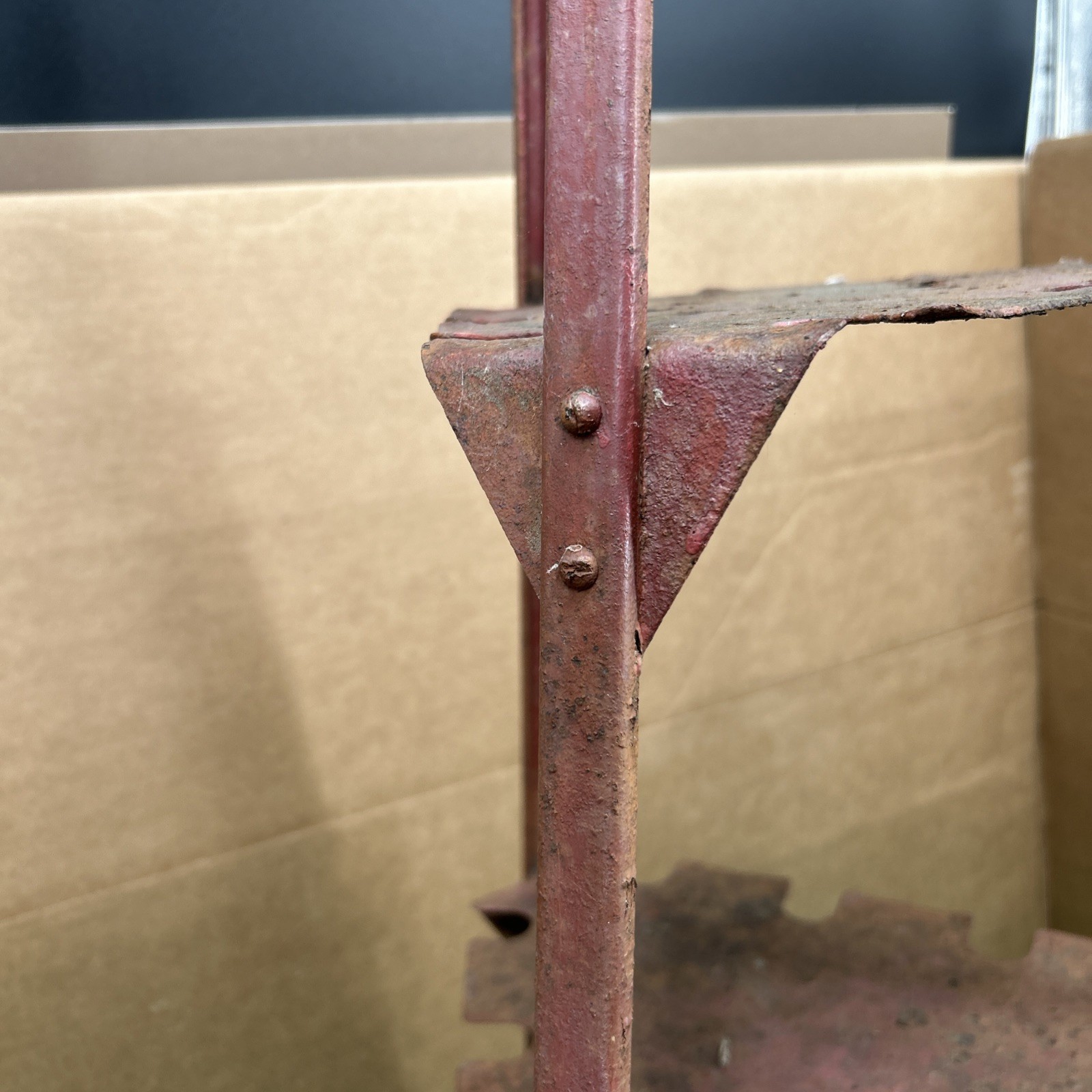 Vintage Nehi Grooved Hanging Bottle Rack Advertising Store Display Stand RUSTIC
