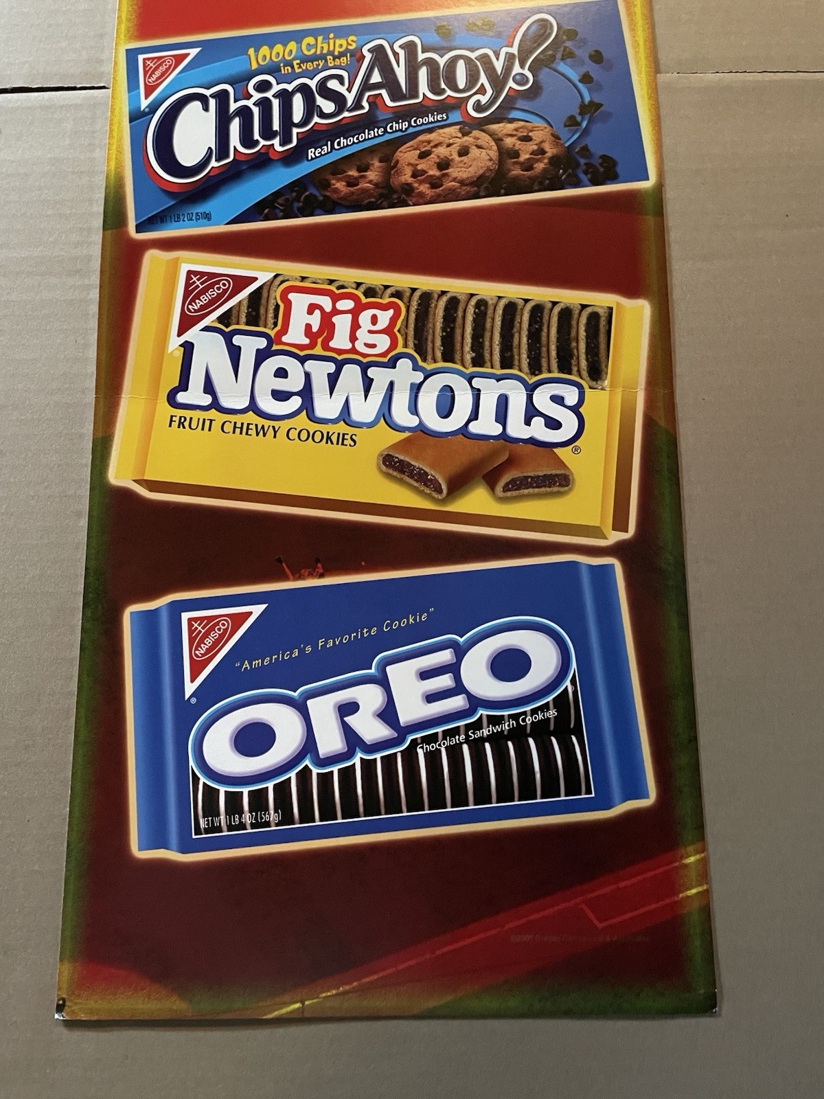 Griffey Jr 2000’s Nabisco 12” X 44” Store Advertisement Sign New!