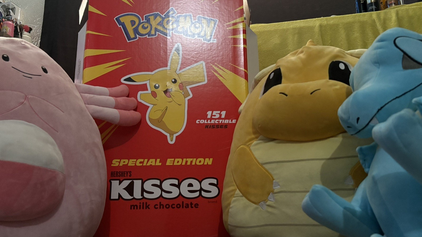 2025 Pokémon Hershey Kiss Promotional Store Display! Pikachu RARE