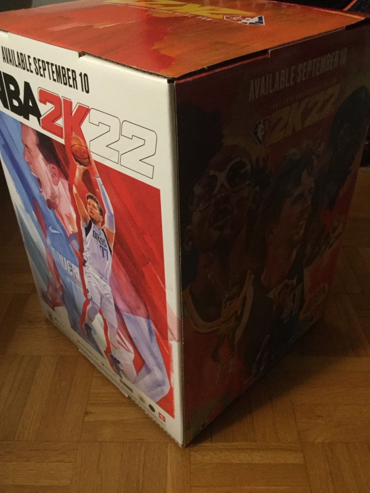 NBA 2K22 Cardboard Storage Box Store Display