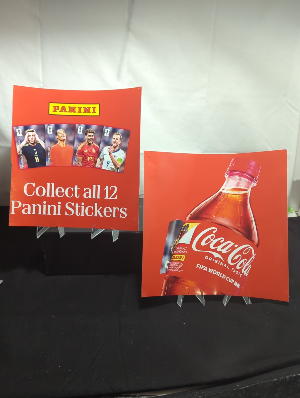 Panini FIFA World Cup 26 Coke Advertisement 8″X 8″ Kodak Paper yamal Cut Side
