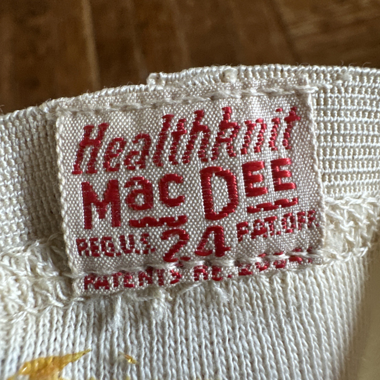 WWII Era 1940s Healthknit Mac Dee Boys Cotton Briefs Crossed Gusset Size 24 VTG