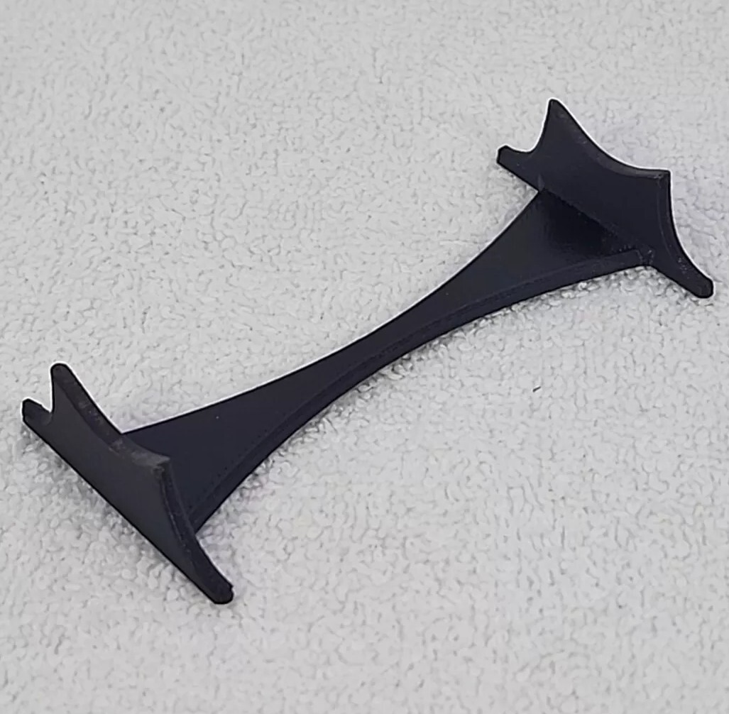 Small Black Universal Lightsaber Hilt Handle or Wand Display Stand 3D Printed