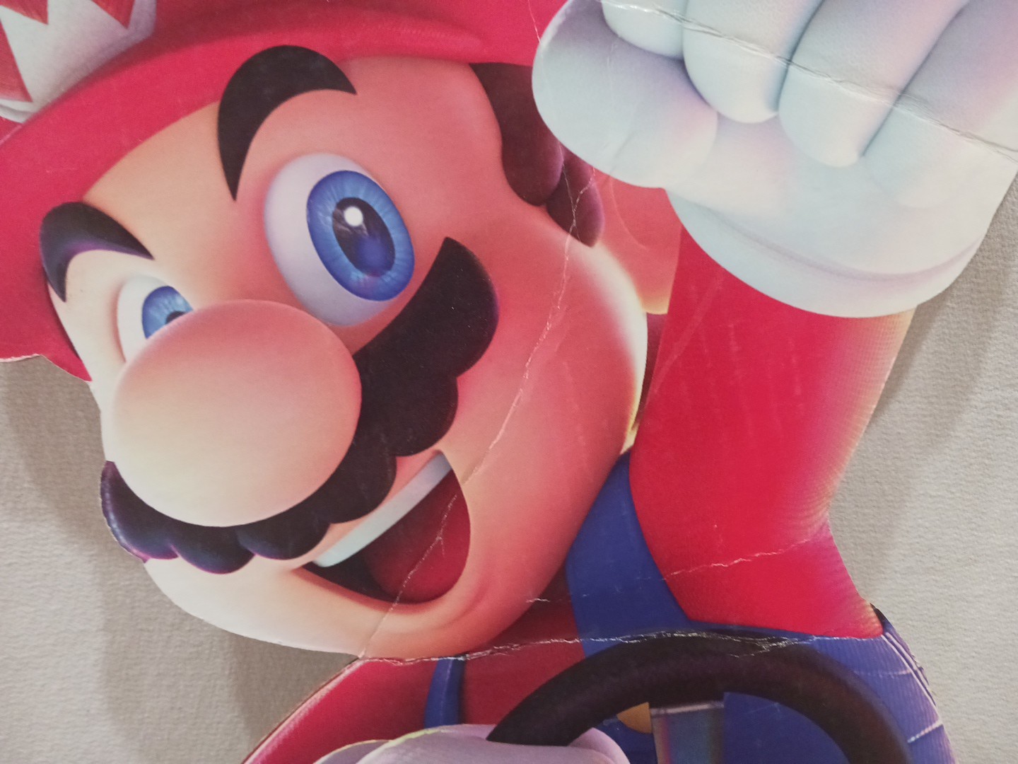 Nintendo Mario Kart 8 Cardboard Store Display Game Stop Promo Standee 23″ H C