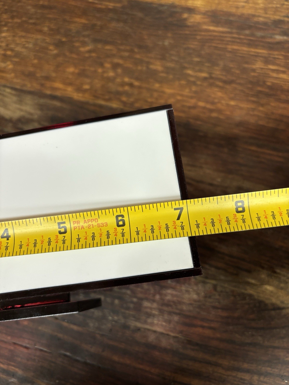 Ray-Ban Sunglasses Display stand Logo Sign, RARE AND HARD TO FIND, 7″x3″x3.5″