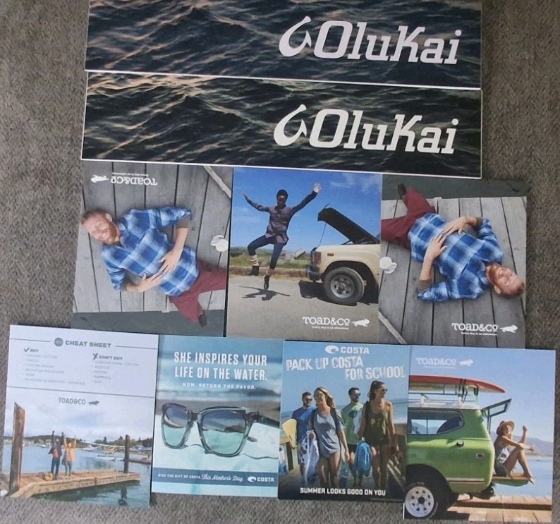Huge Lot Of Outdoor Brand Retail Display Signs Patagonia Chaco Shop Decor