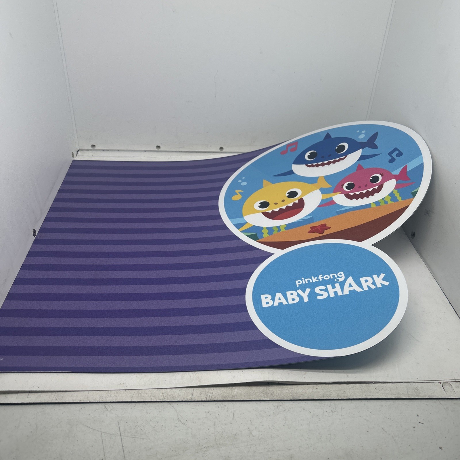 Party City In-Store Baby Shark Sign 23″ x 18.5″ x 2mm Display W Hanger DWBO