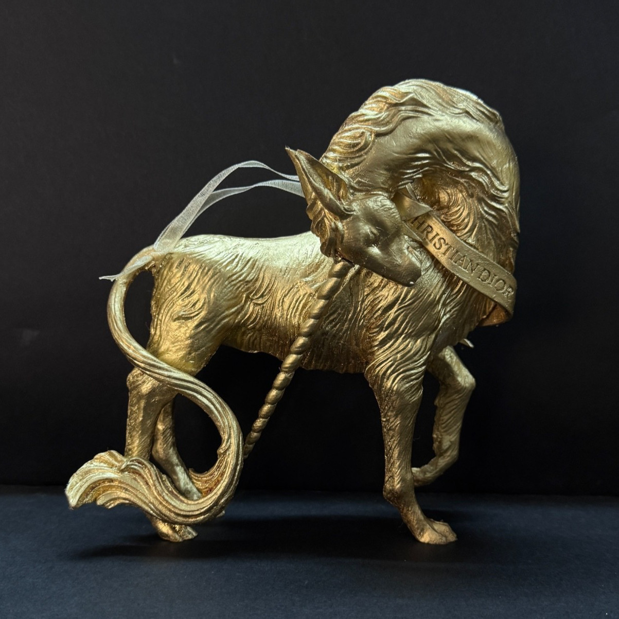 Rare Dior Baroque Style Hanging Unicorn Window Display / Art Decoration x 1 pc.