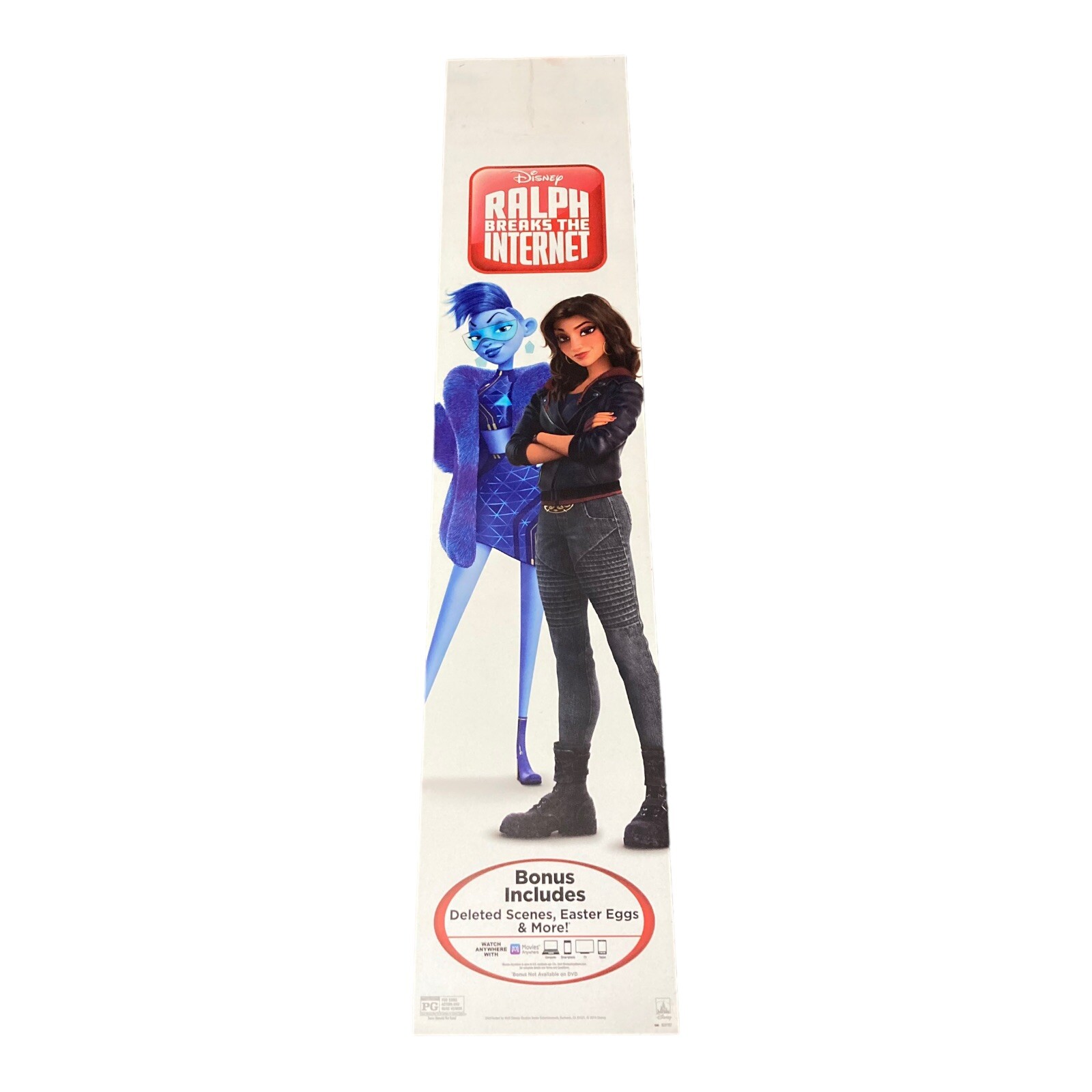 Ralph Breaks the Internet Store Display Sign 11×56 Tall Advertising Signage
