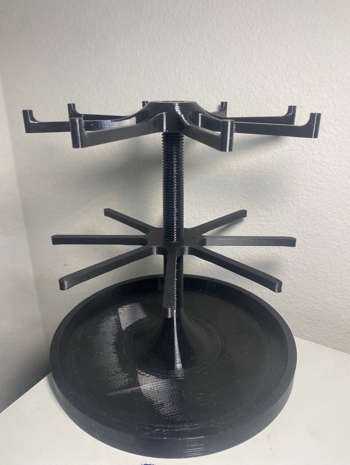 Rotating Countertop Keychain Display 2 Tier