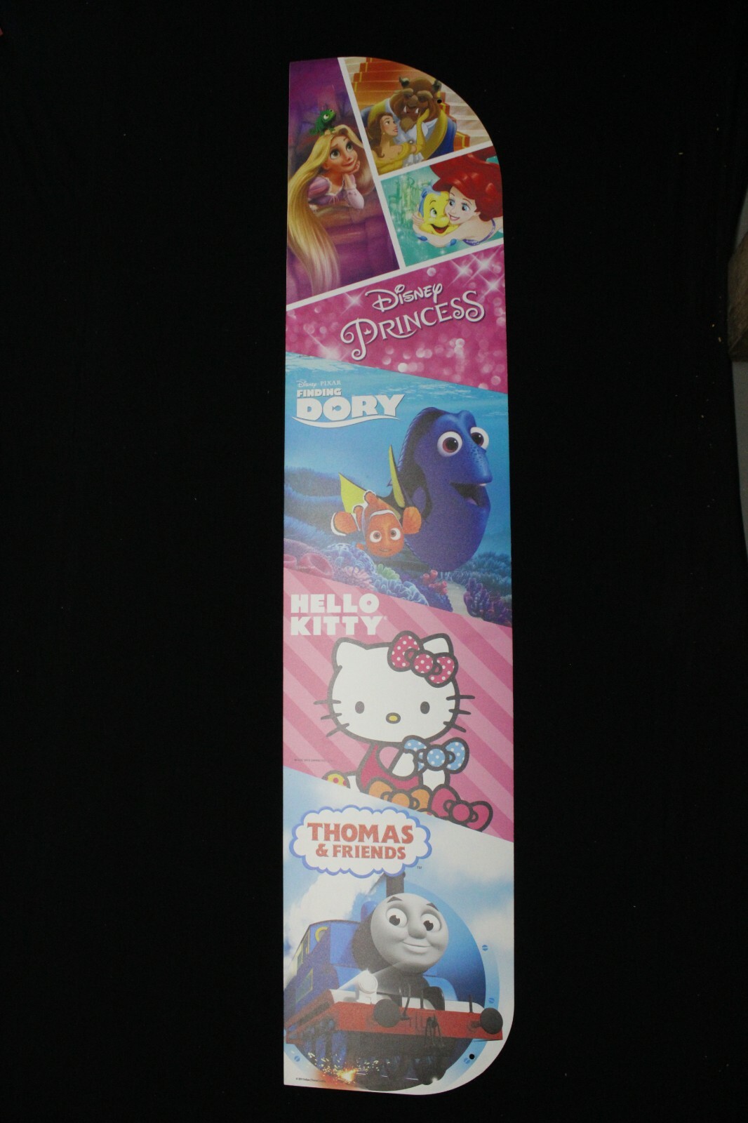 Toys R Us Retail Sign Display Banner Disney Princess Dory Hello Kitty Thomas