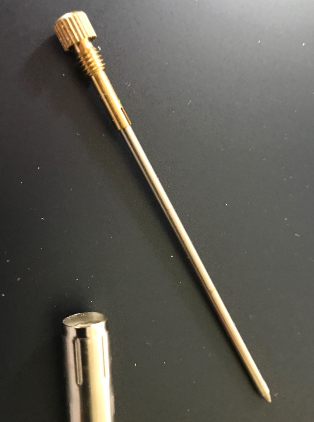 Vintage c.1950 Art Deco Style Ballpoint Pen Sales Sample Display Pen Unbranded