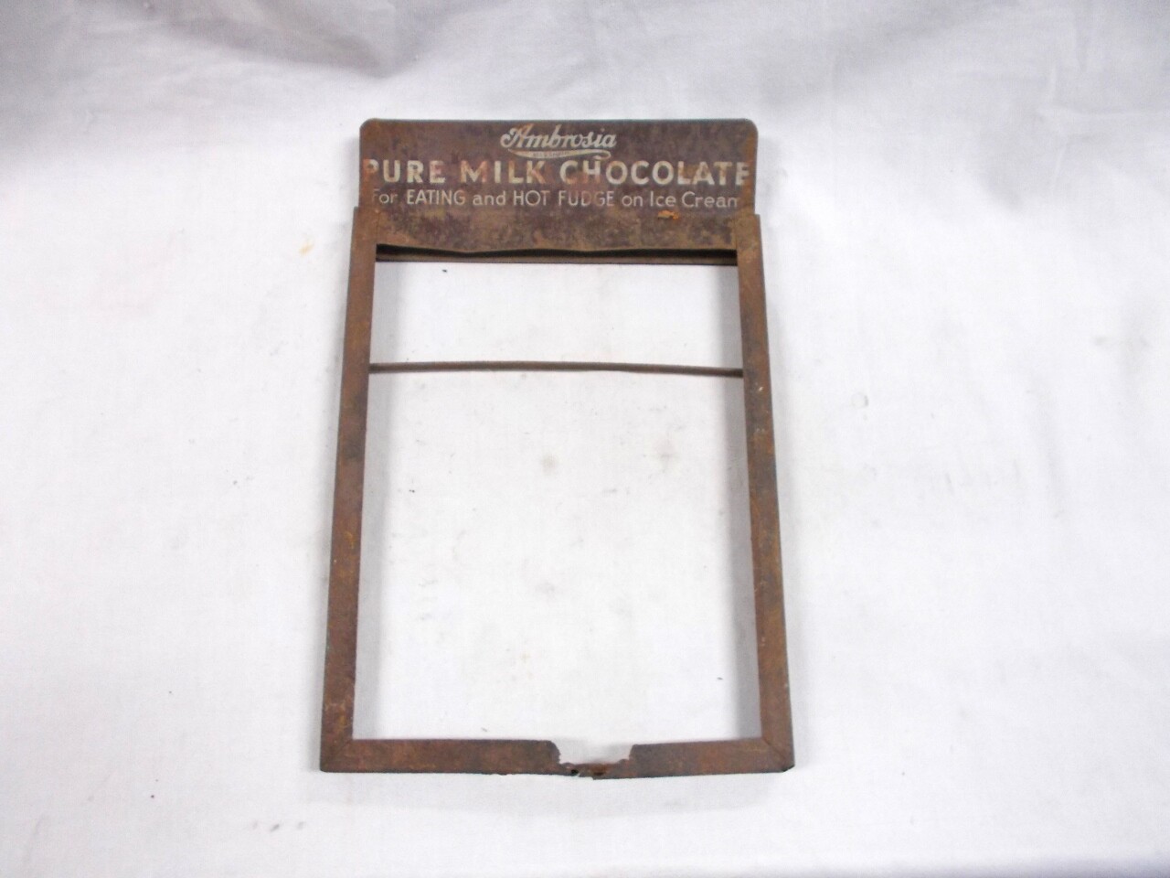 1908? Lid/Cover (POOR CONDITION) to Display Store Chocolates Container