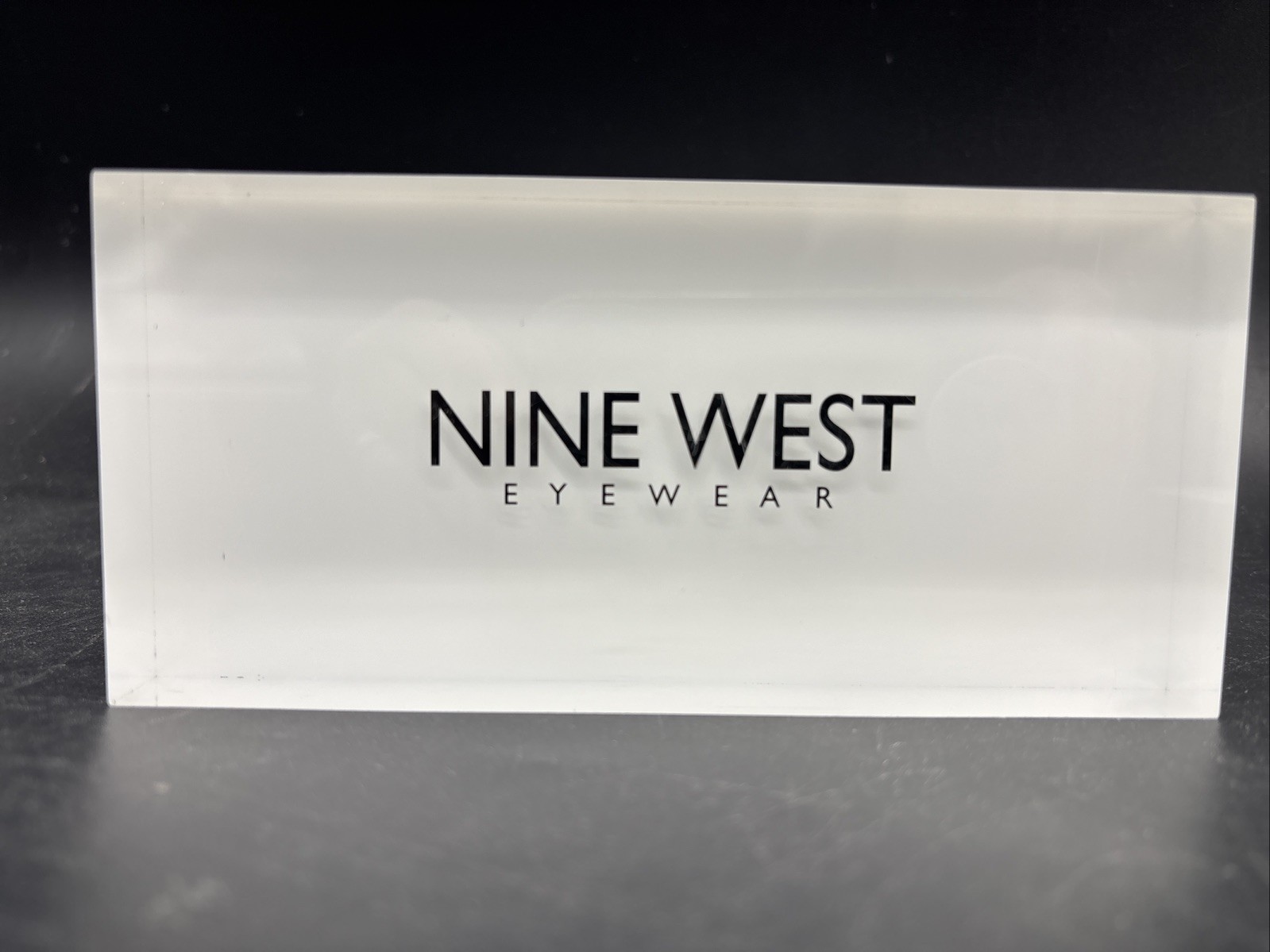 Nine West Eyewear Acrylic Retail Display – Optical Counter Sign