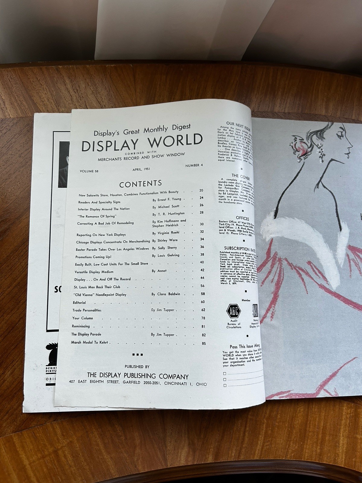 Vintage Display World Magazine 1951 Retail Store Window Mannequins Advertising