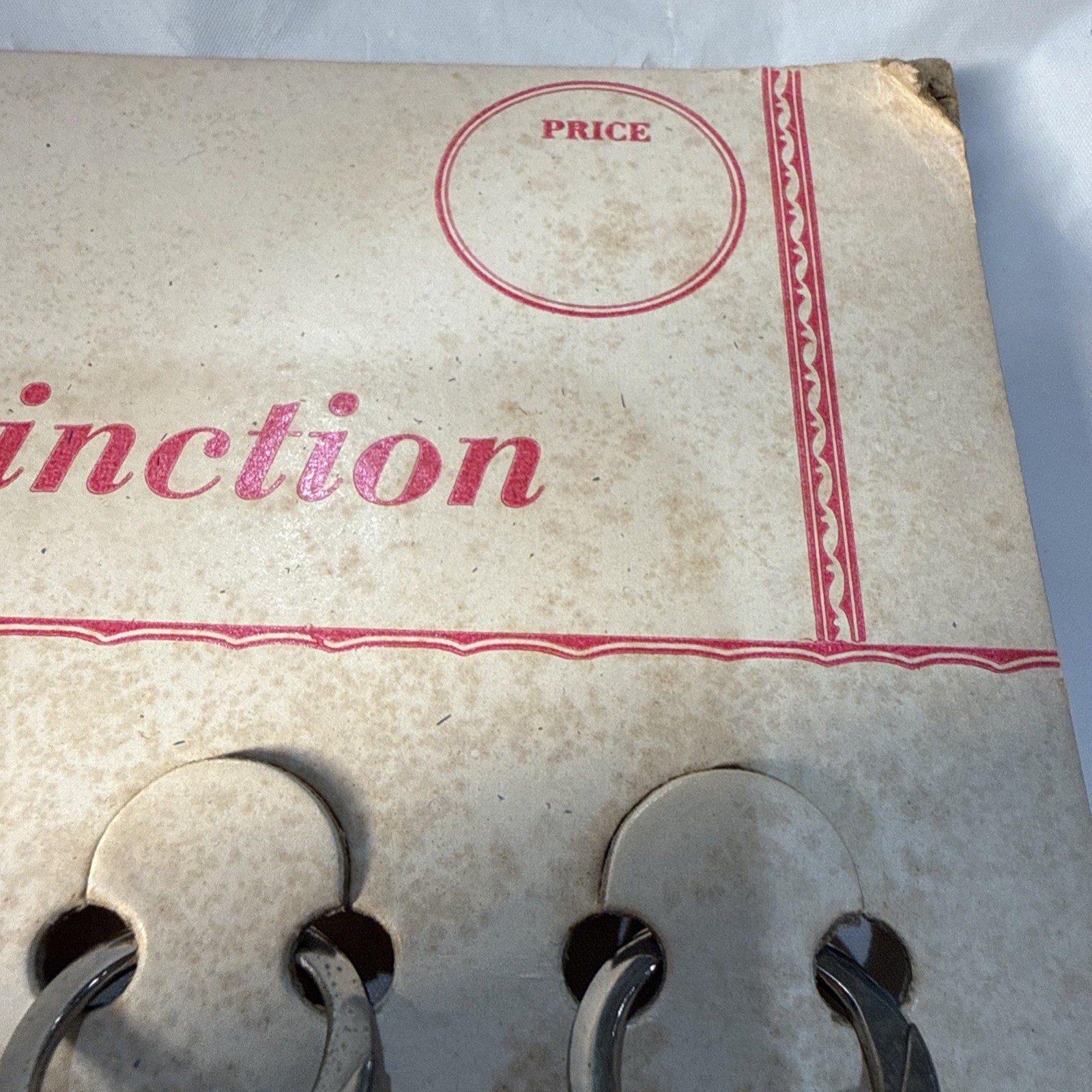 Vtg Novelty Elegant Key Chains of Distinction Style Craft Original Display of 12