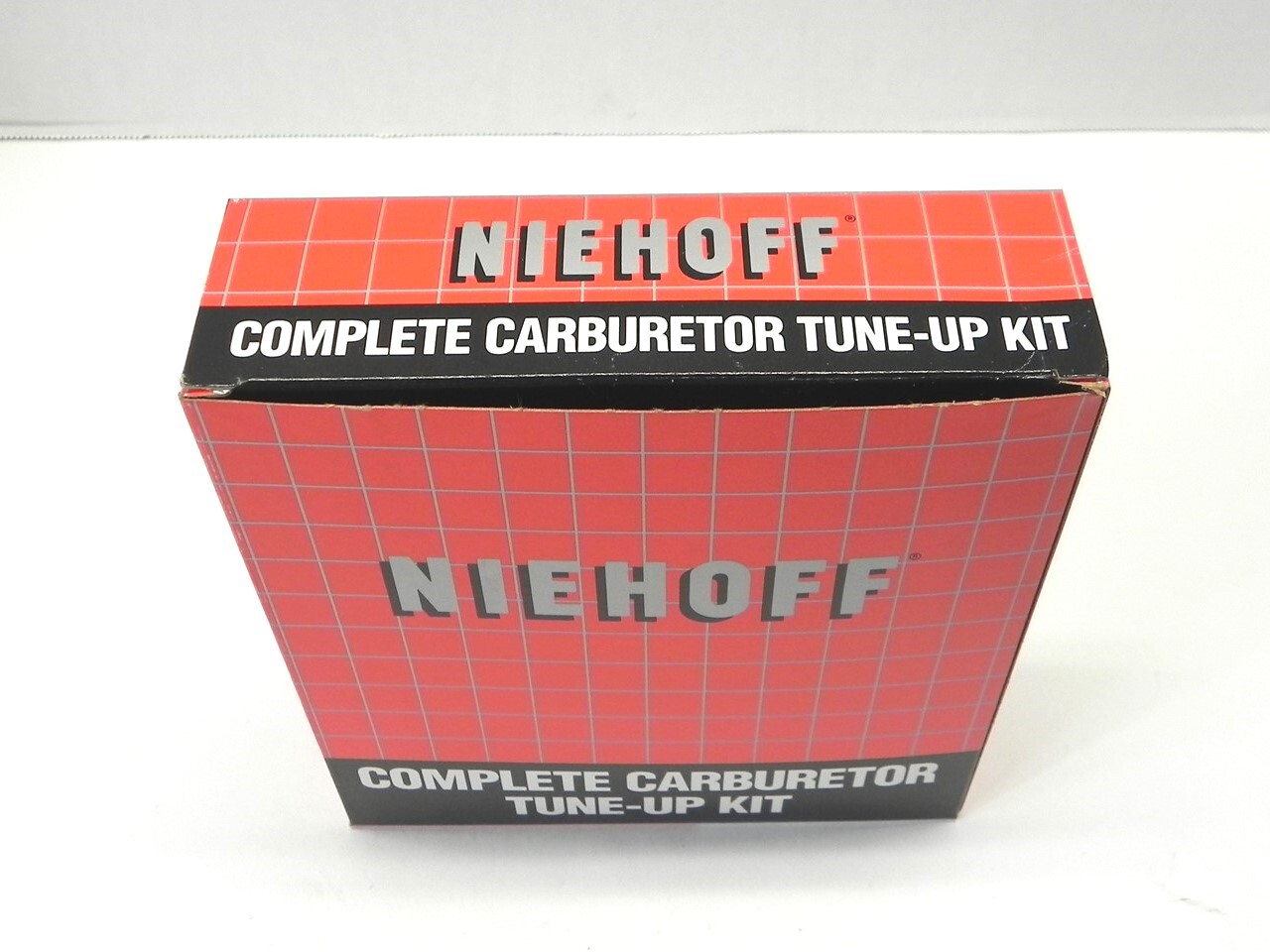 VINTAGE NIEHOFF CARBURETOR TUNE-UP KIT DISPLAY BOX *BOX ONLY* #223-3 NEW UNUSED