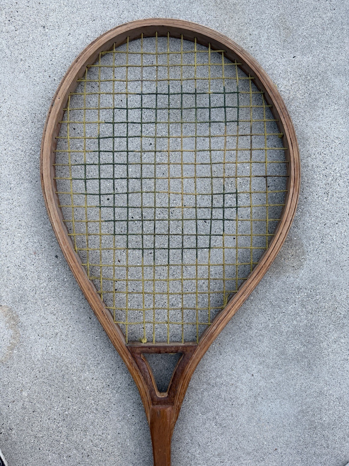 GIANT 56″ Vintage Wood Tennis Racquet Display Advertising Store Prop | Rare Size