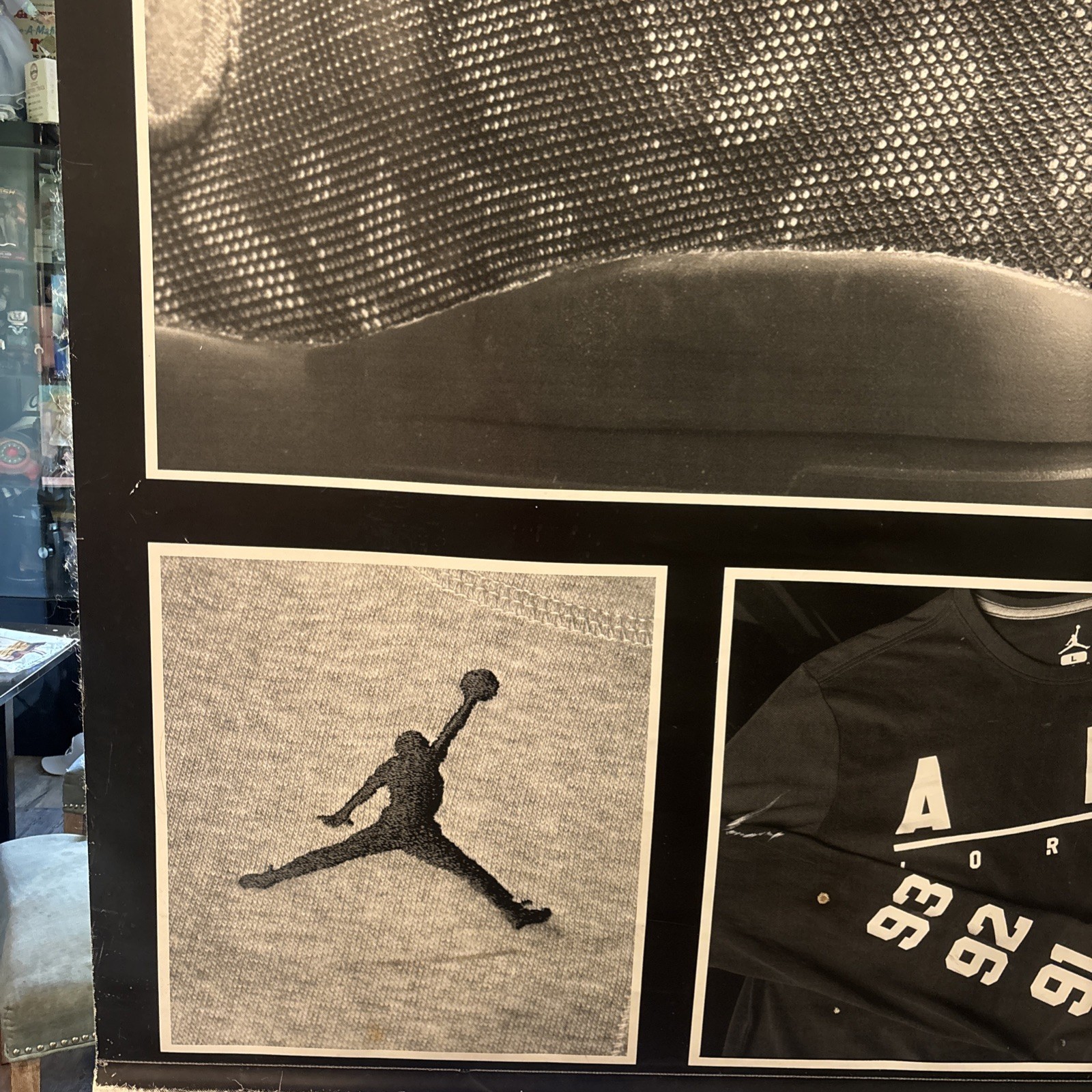 HUGE Jordan Eclipse Air Jumpman Nike Store Display Poster Banner 58×78
