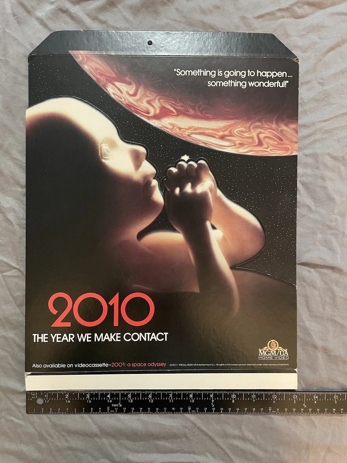 2010 Year We Make Contact Standee Video Store Program Arthur C Clarke Odyssey 2