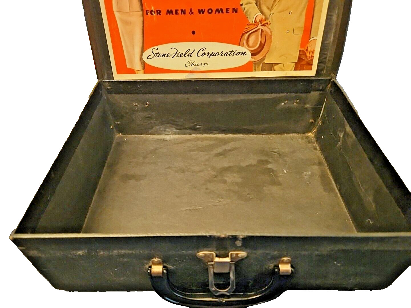 Antique Salesman Sample Case Stone-Field Corp. Advertising Garments ~ Chicago