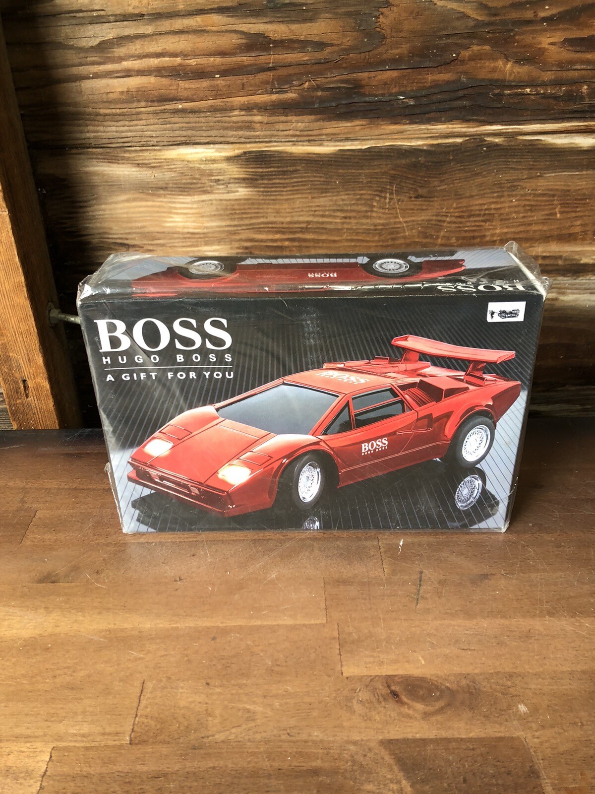 Vintage Hugo Boss Red Lamborghini Remote Control Car New Sealed