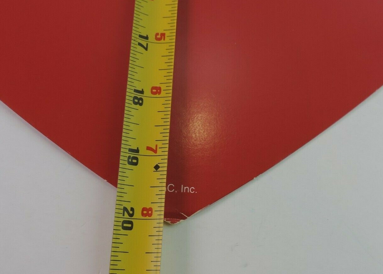 Valentine’s Heart Large Red Hanging Store Display Vintage AGC, Inc