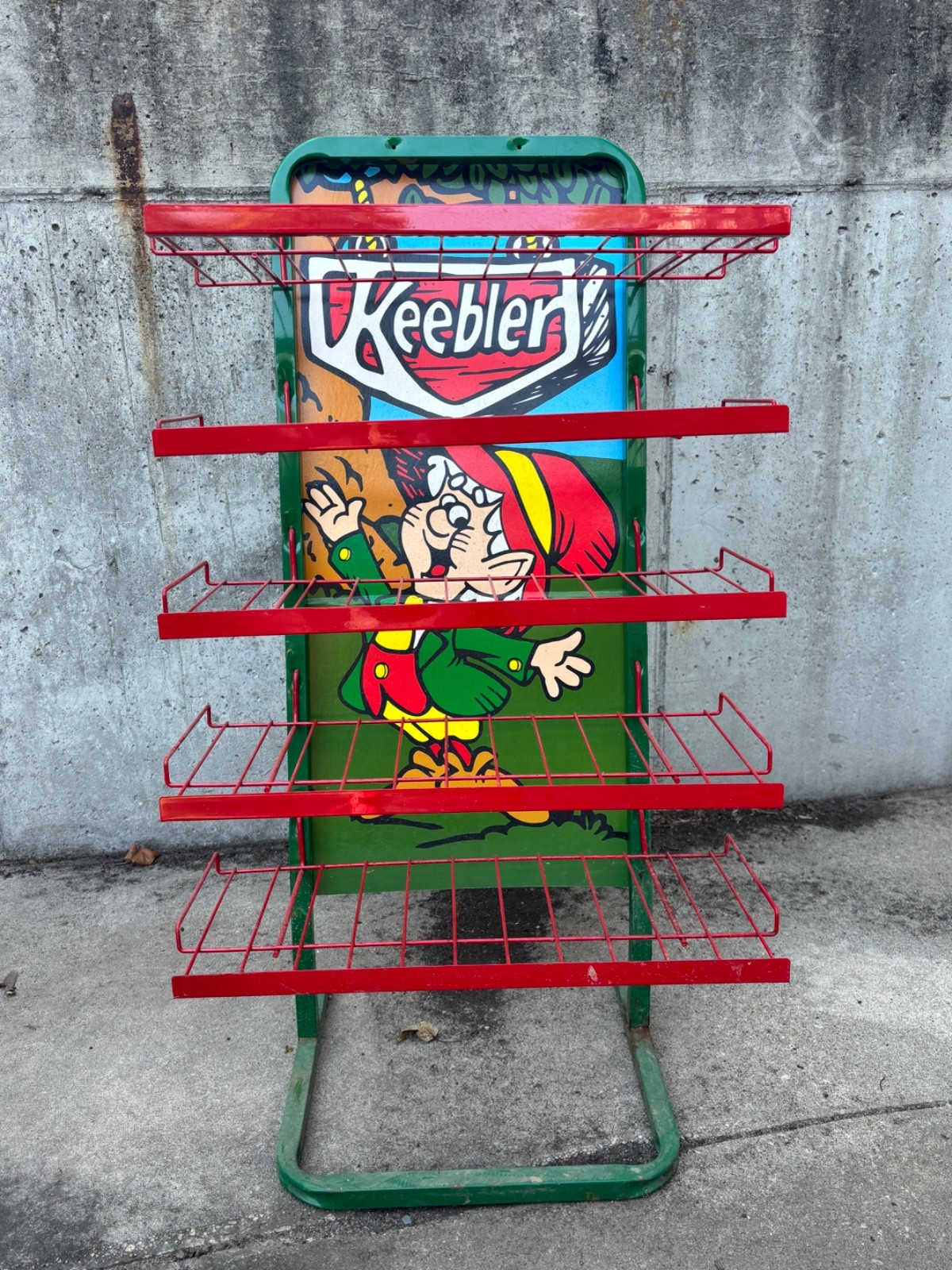 Vintage Keebler Food Display Rack. Was in basement, good condition!