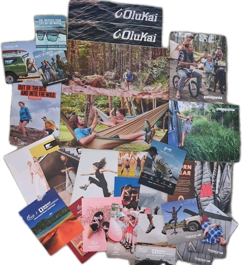 Huge Lot Of Outdoor Brand Retail Display Signs Patagonia Chaco Shop Decor