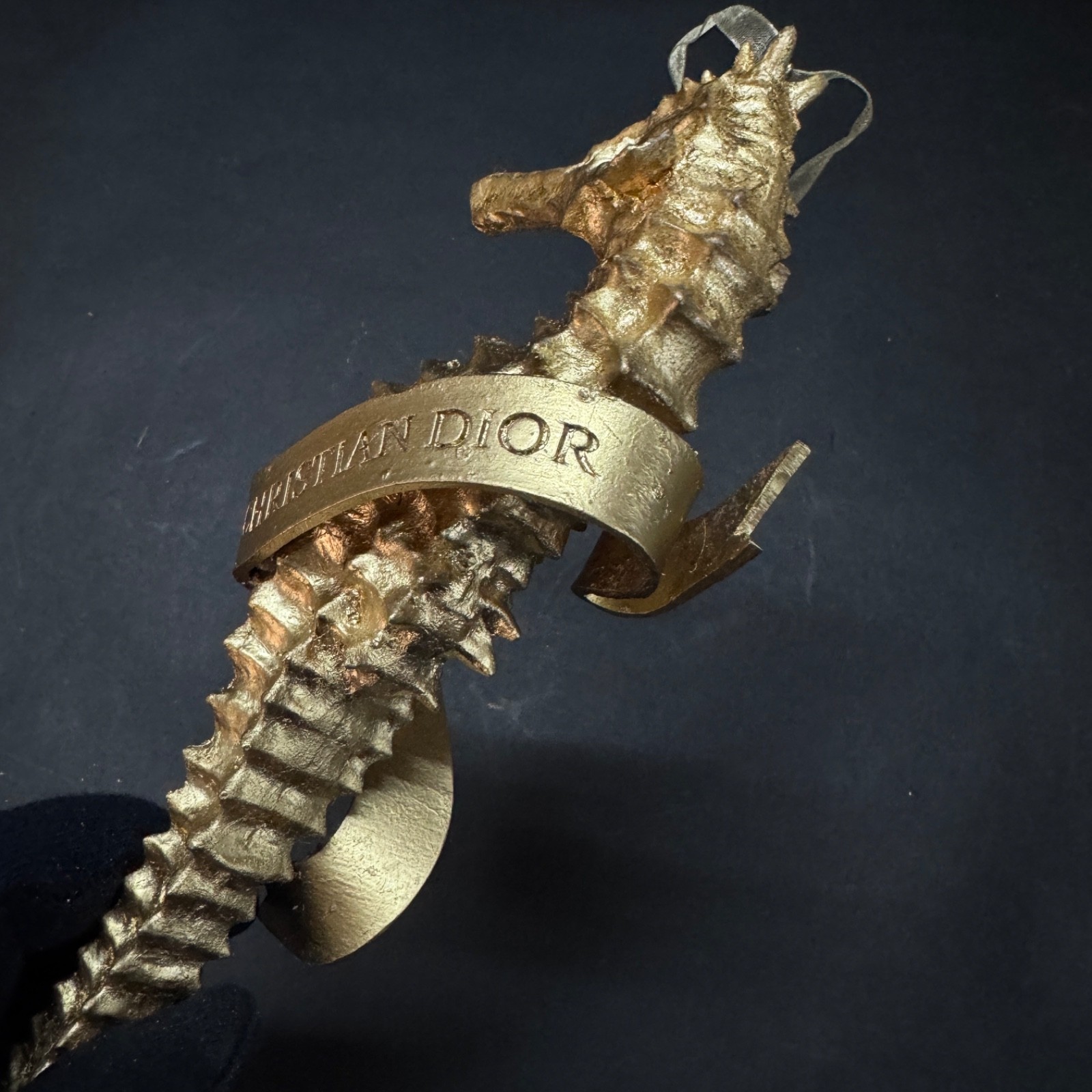 Rare Dior Baroque Style Hanging Seahorse Window Display / Art Decoration x 1 pc.