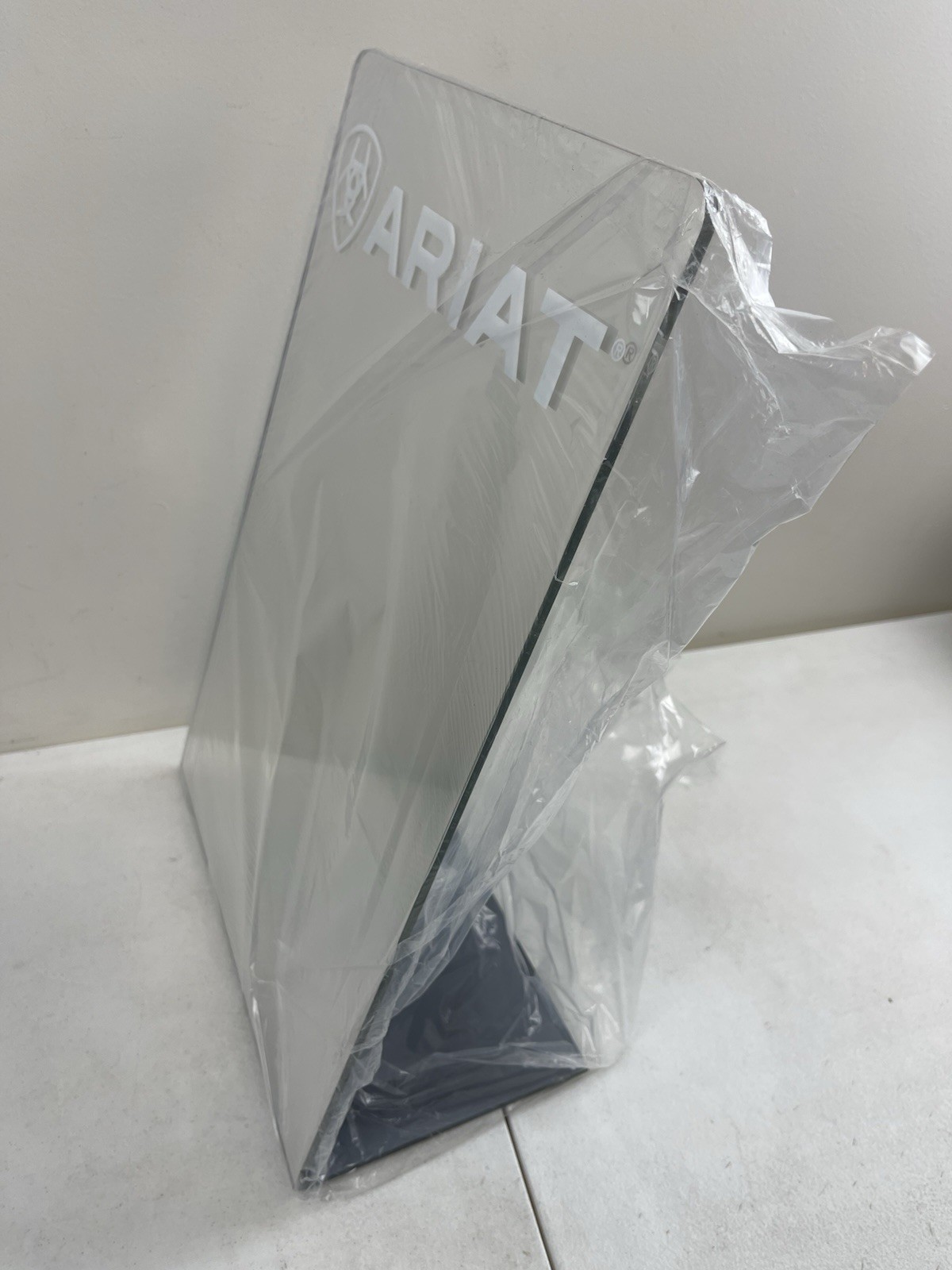 Ariat Boots Mirror Advertising Piece Self Standing Store