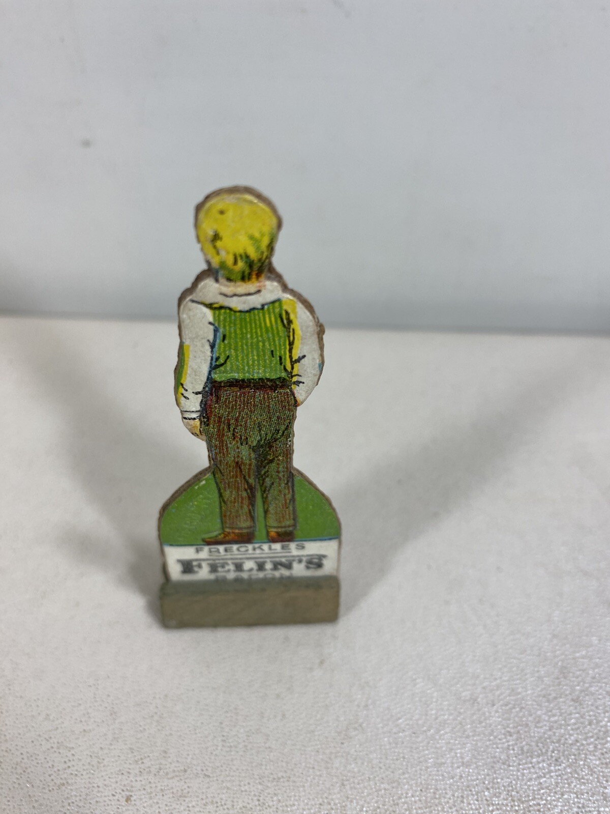3″ Little Rascal’s Freckles Cardboard Figure Stand Bacon Ham/Meats Advertising