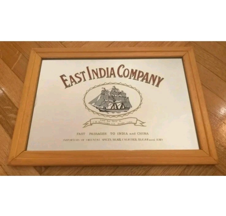 MIRROR PAINTING PICTURES – EAST INDIA COMPANY – MIRROR PAINTING PICTURES – VINTAGE