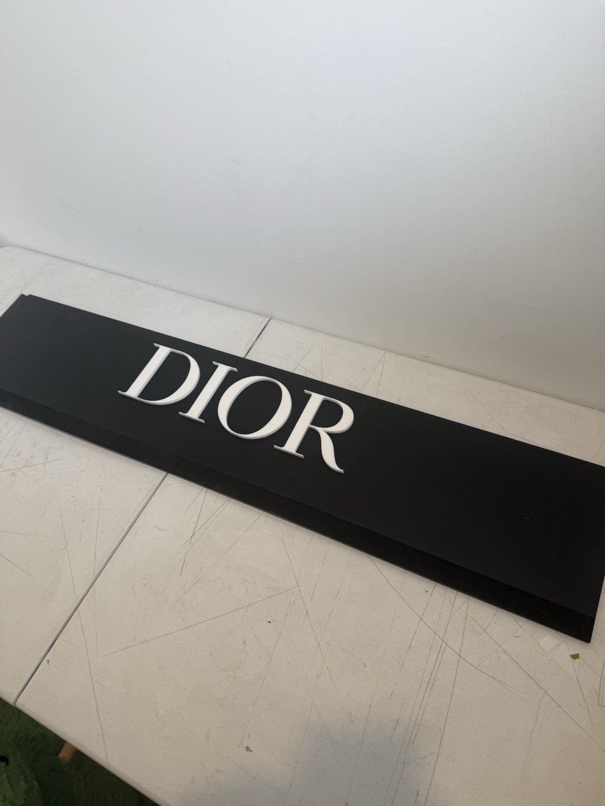 Dior Logo Display Sign Store Sign Super Rare