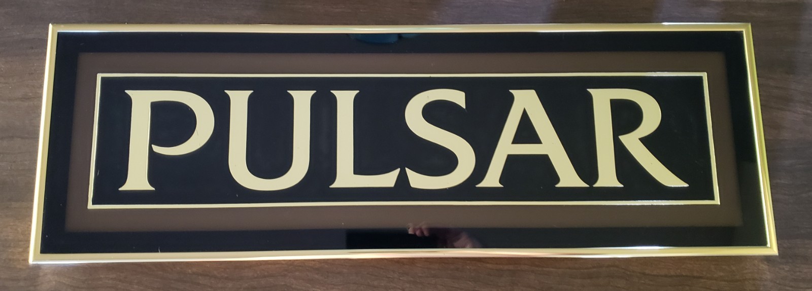 Vintage Pulsar Watch Sign Store Display Jewelry Store Advertising Sign Watches