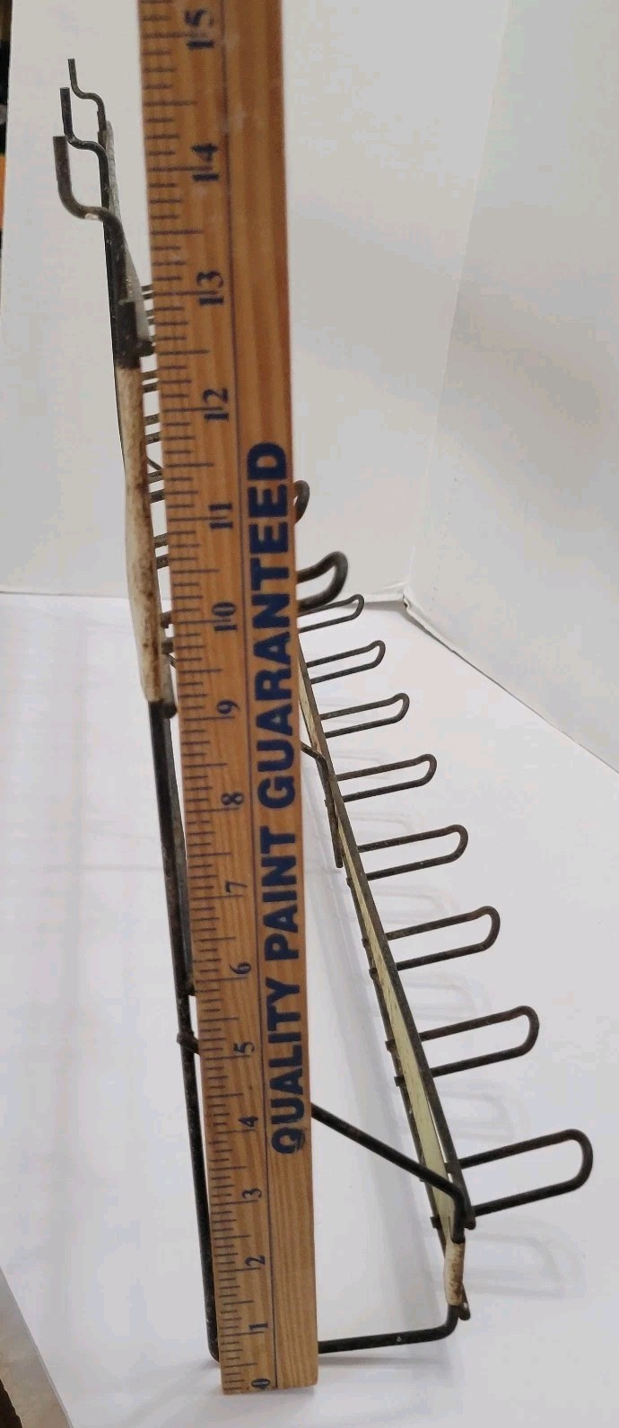 Vintage Nicholson Files Rasps Store Display Wire Rack Advertising Sign Pegboard