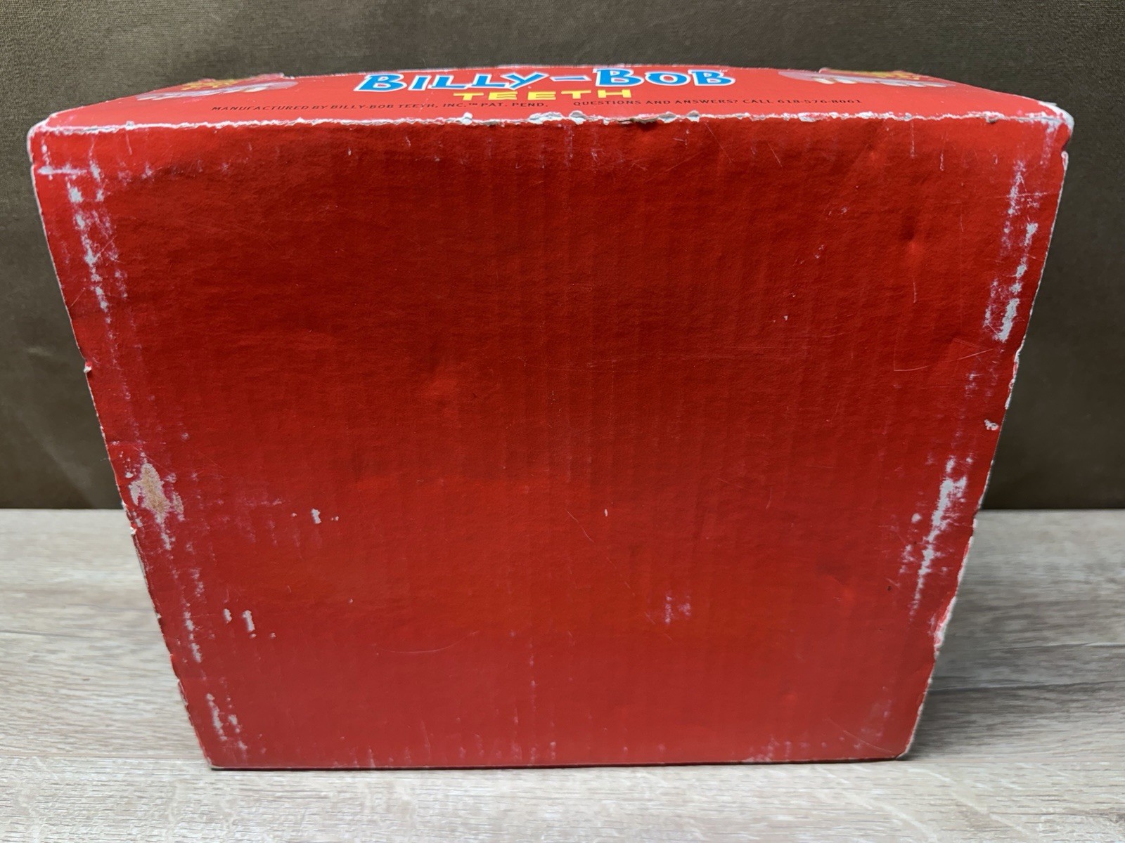 Vintage Billy-Bob Novelty Costume Teeth Point Of Sale Display Box W/ 6 Sets New