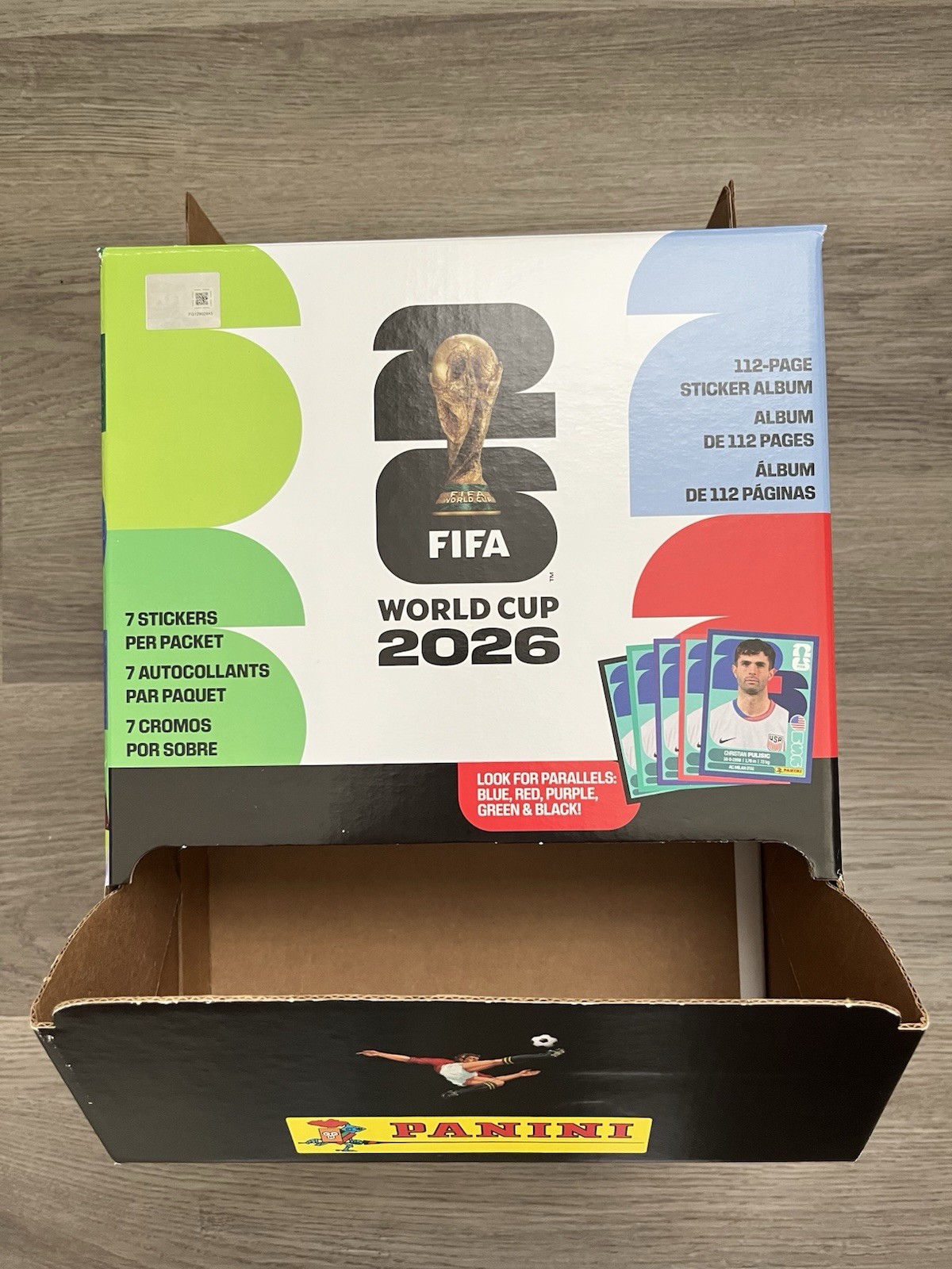 Panini FIFA Club World Cup 2026 Display Box Only empty sticker box collectible