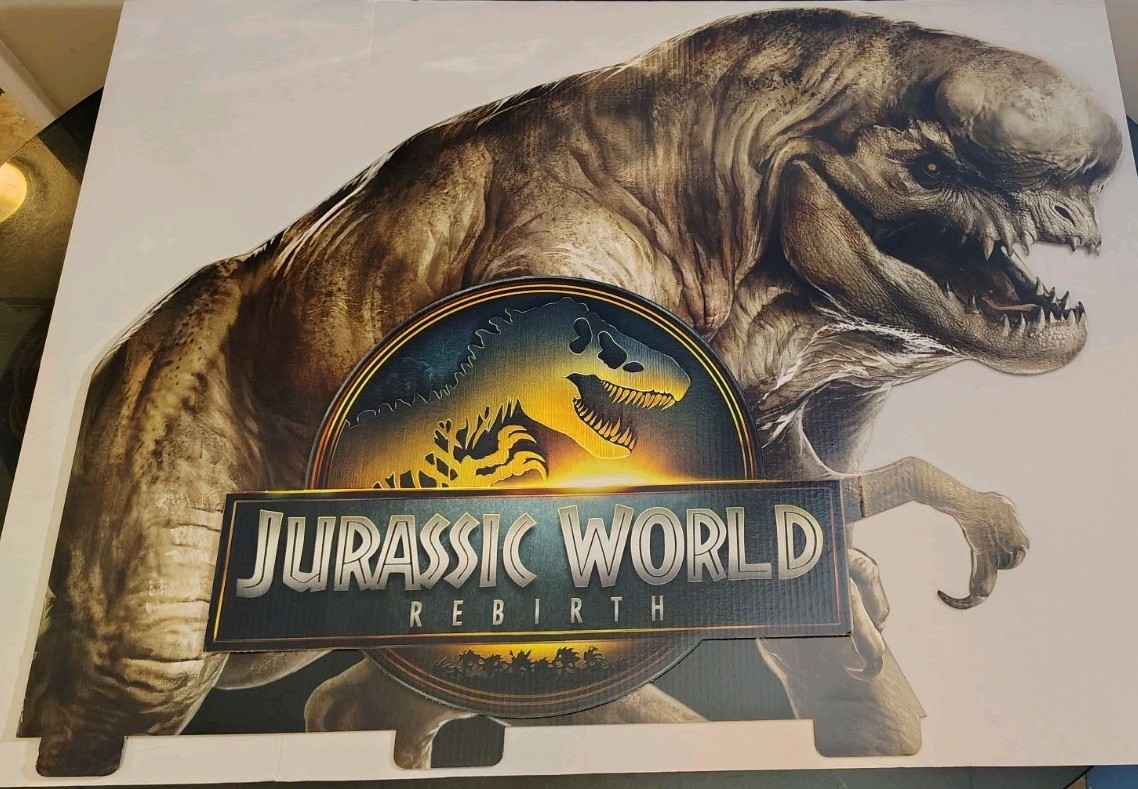 2025 – Jurassic World Rebirth – Huge Store Display Advertisement – 46x 35