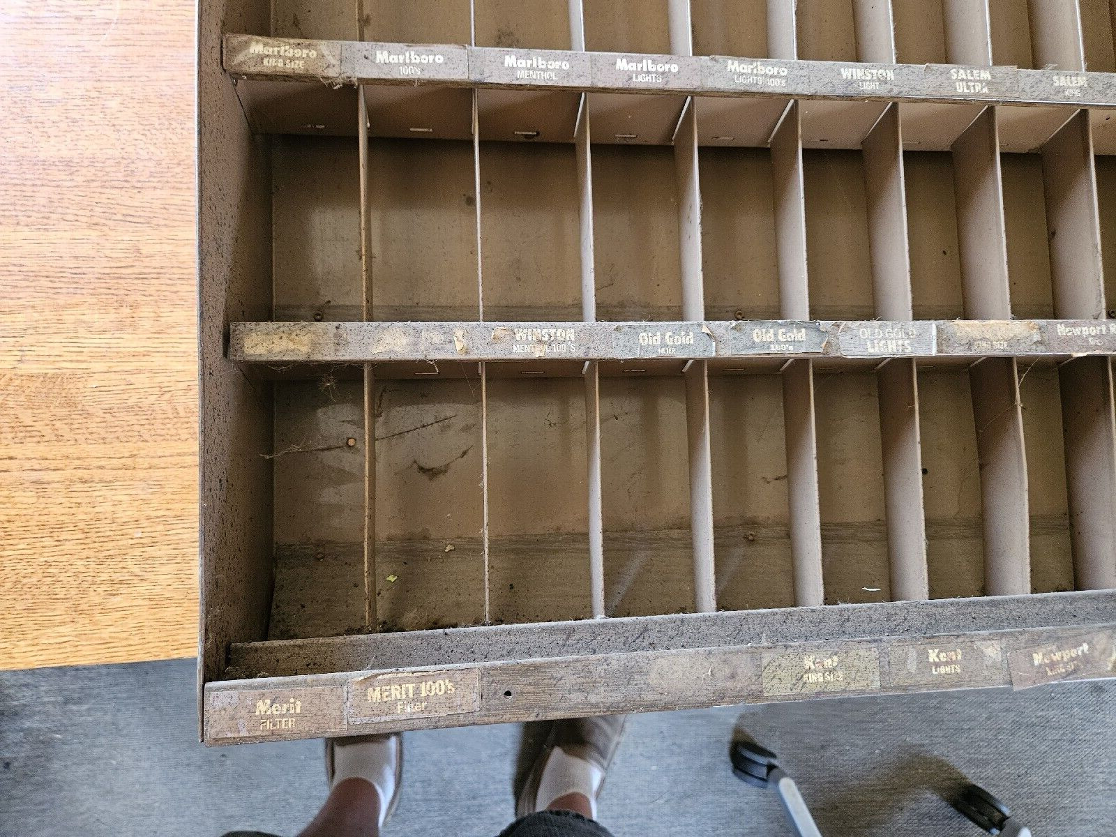 Vintage Metal Cigarette Store Display Sales Rack Case – Winston, Salem, Camel