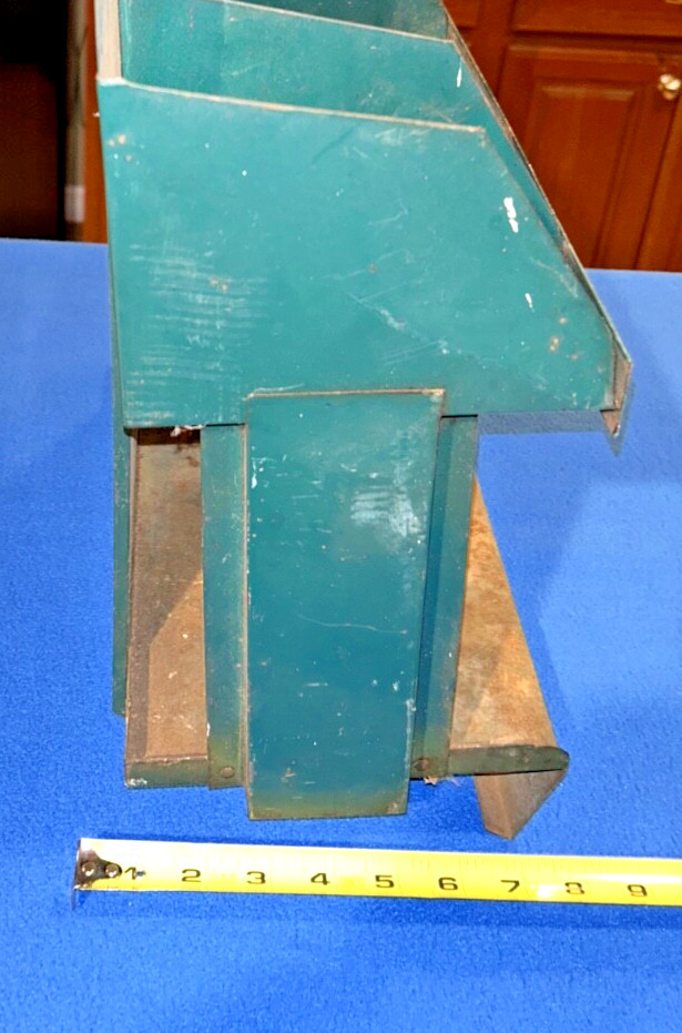 Esquire Brushless Shoe Polish Arthur Godfrey Store Counter Metal Display 1950s