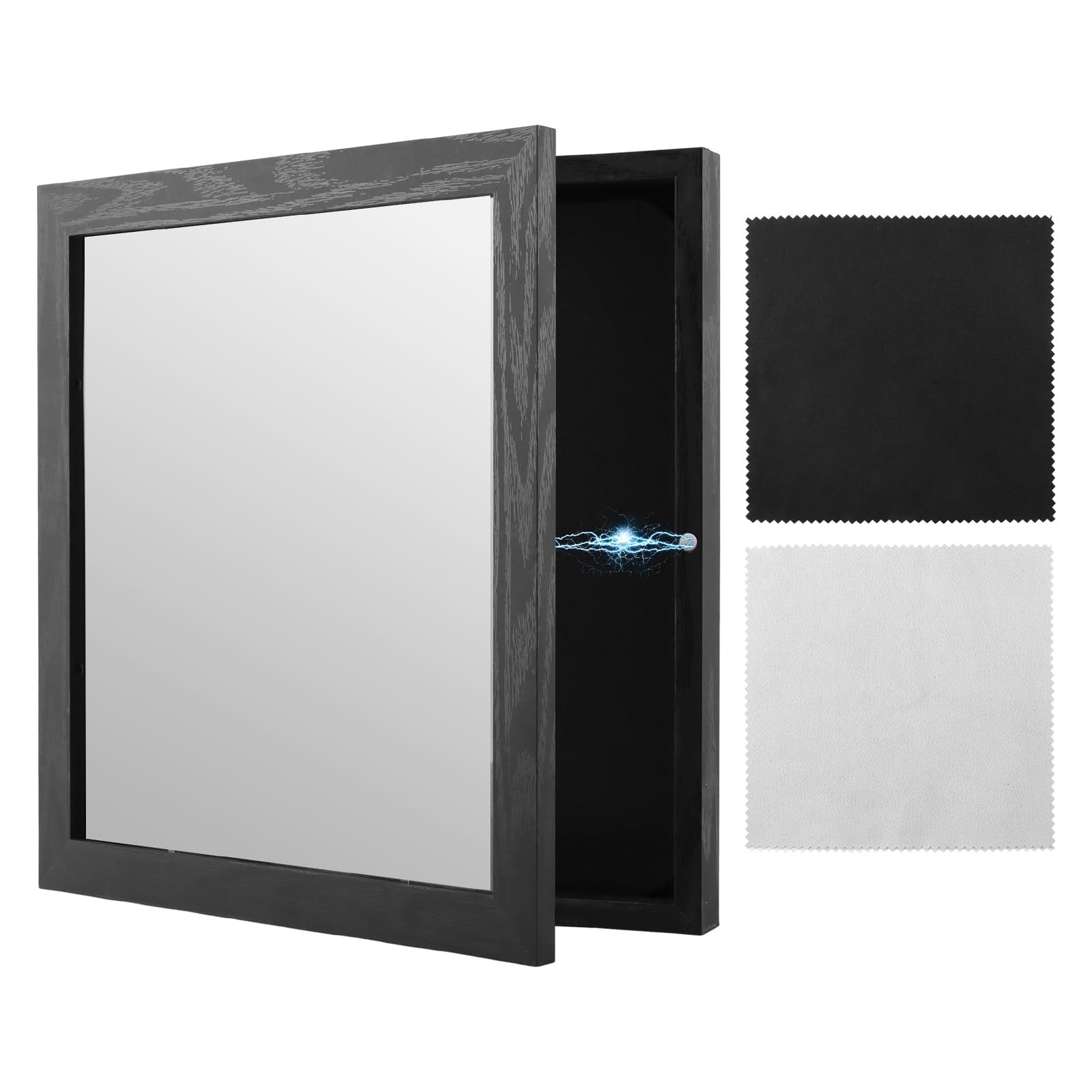 Axrivonte 1 Pack T Shirt Display Frame,13″ x 13″ Black 13 inches, black
