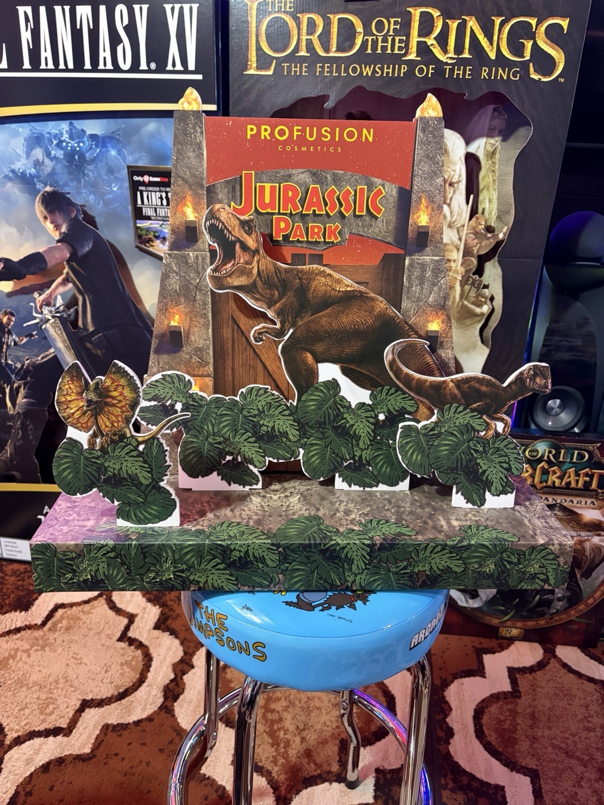Profusion Cosmetics 3d Jurassic Park Store Display Standee MINT