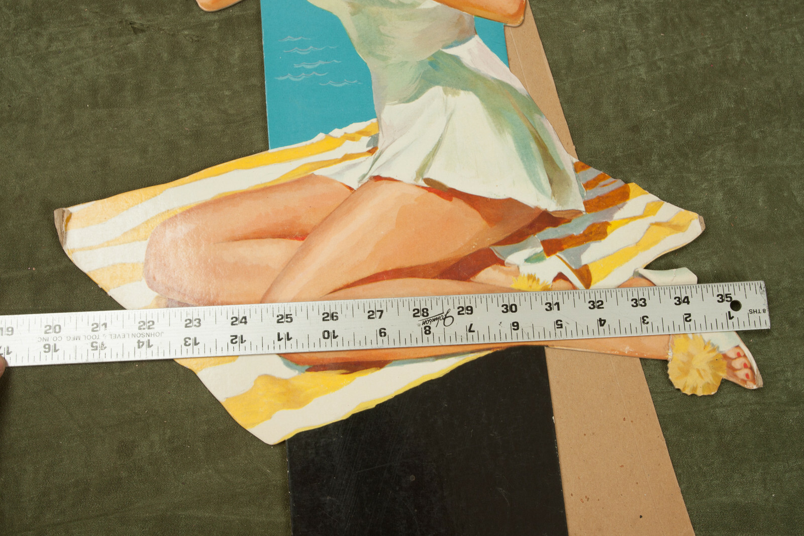 Caladryl for Skin Irritations Woman Standee Standup Store Advertising (HSE)1950s
