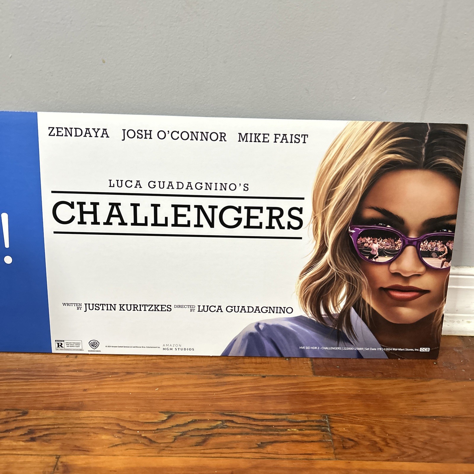 Challengers Promotional Retail Video Store Display Cardboard Sign 30×12 MGM